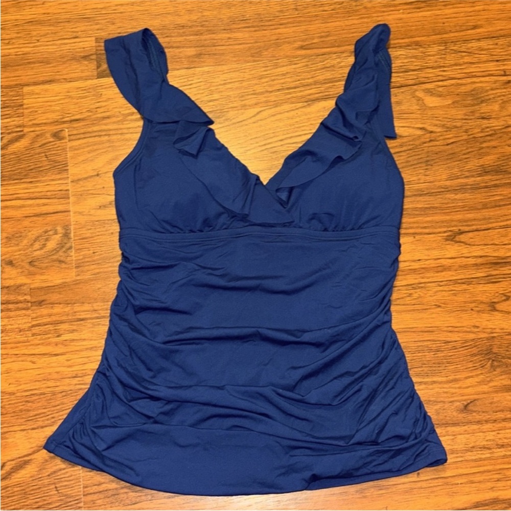 NWT Bleu Rod Beattie bathing suit top.